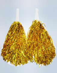 Gold Cheering Pom Poms