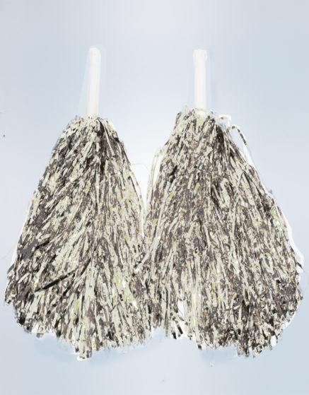 Silver Cheering Pom pom