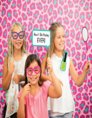 Leopard Design Photo Booth Background
