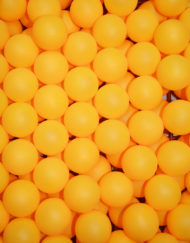 Orange Color Pin Pon Ball