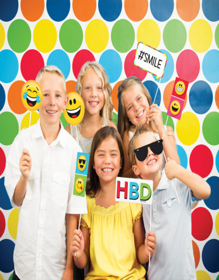 Polka Dots Photo Booth Background