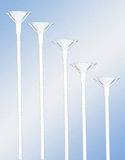 White Balloon Stick N Holder