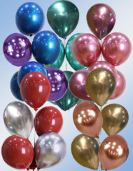 Plain Metallic Chrome Balloons