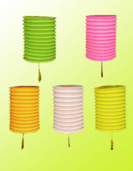 Round Paper Lanterns Single Color