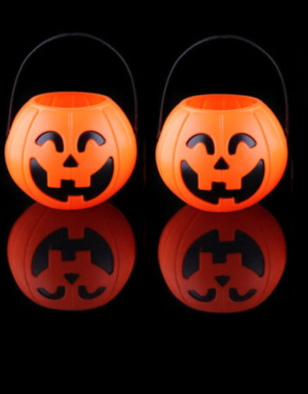 Halloween Decorations Supplies 18 cm Pumpkin Container