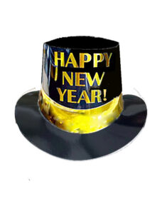 Gold New Year Paper Hat