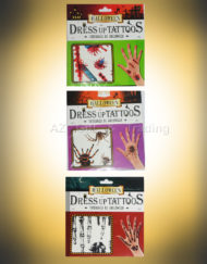 Halloween Dress Up Scary Tattoo Stickers