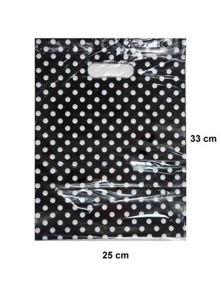 High Density Polythene Bag Black-White