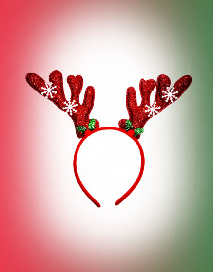 Reindeer Headband Red