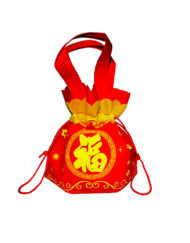 Orange Carrier Non-Wooden Bag