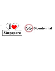 Bicentennial Tattoo Sticker-I Love U