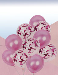 Confetti Balloon Pink Color