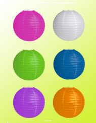 Hanging Lantern Silk Material