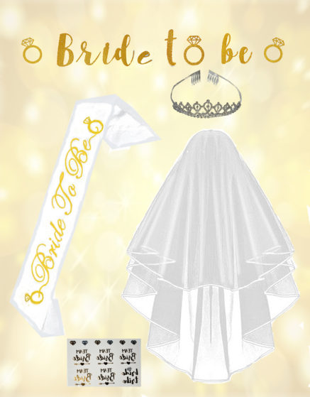 Bride To Be Headband Veil