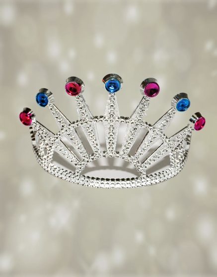 Silver Tiara With Jewels