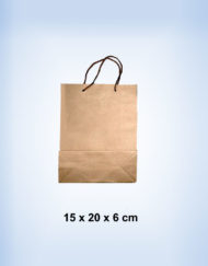Craft paper Bag 15 x 20 x 6 cm
