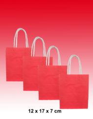 National Day Red Paper Bag With Paper Handler-M