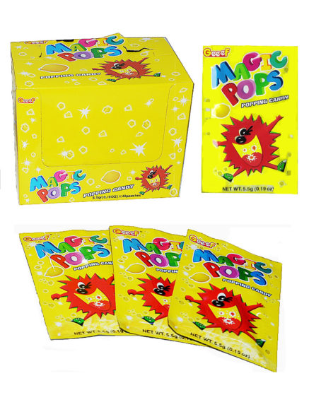 Old School Snacks Magic Pops Candy Lemon Flavor