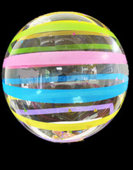 22 Inches Rainbow Print Bubble Balloon