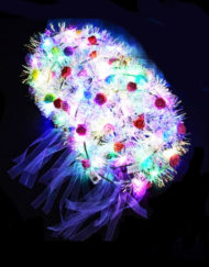 Flowers Headband With Multi Color LED Lights