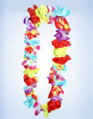 Flower Necklace Hawaii Assorted Color-Thick