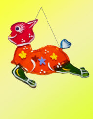Traditional Cellophane Paper Lantern Deer