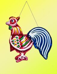Traditional Cellophane Paper Lantern Rooster-B