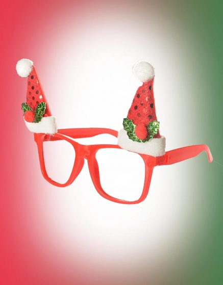 Santa Claus Hats Glasses