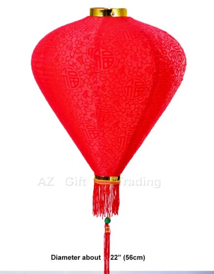Chinese New Year Diamond Shape 66 cm Lantern-Silk