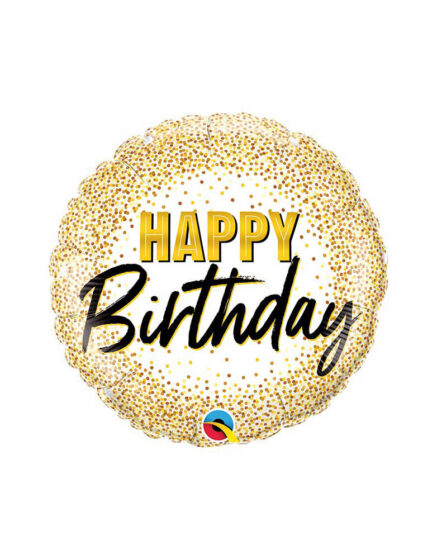 happy birthday foil balloon
