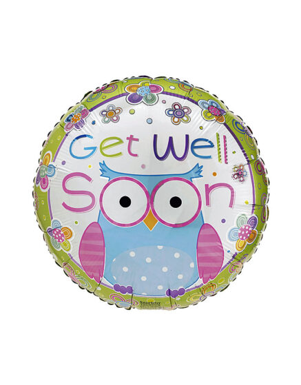 18 Get Well Soon Owl Balloon