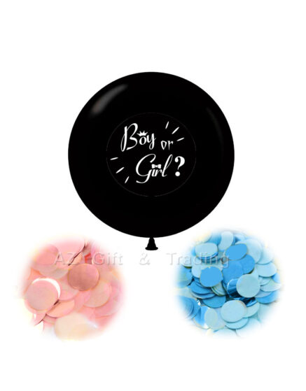 36 inch Gender Reveal Balloon With Confetti