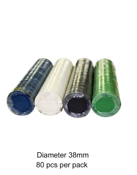 38 mm Plain Poker Chips