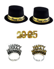 5 persons Party Pack-Top Hat Tiara Glasses