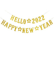 Hello 2022 Happy New Year Banner