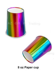 Disposable Cups-Shinning Rainbow Finished