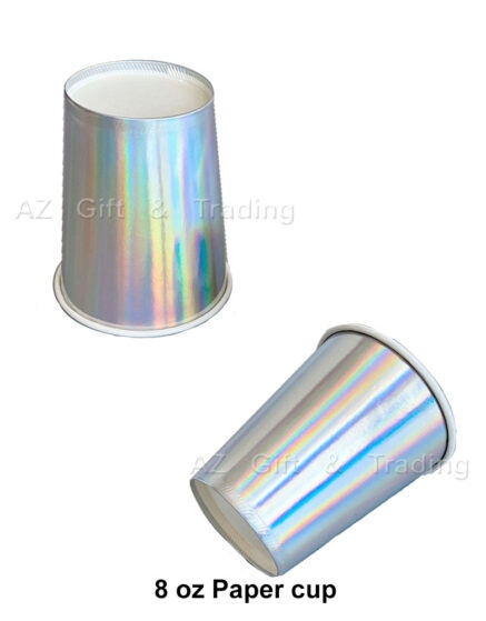 Disposable Cups-Shinning Silver Finished