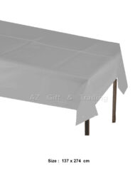 Disposable Silver Party Table Cover