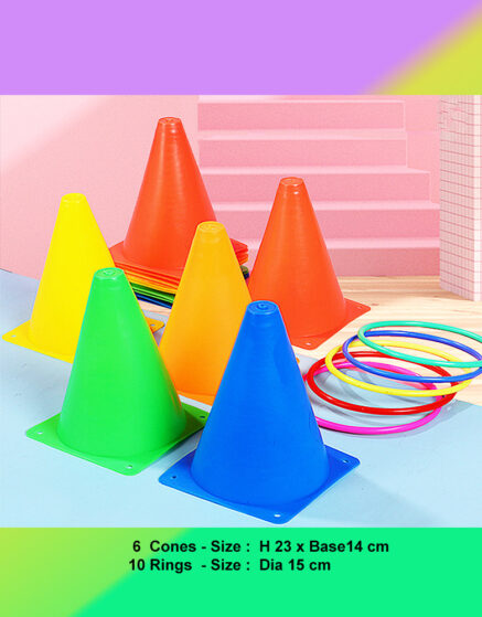 23 cm Plastic Cone with Ring
