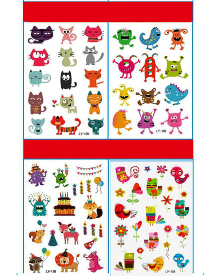 Cute Children Tattoo Stickers