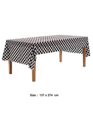 Disposable Black-White Table Cover