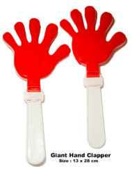 13 x 28 cm Big Red White Hand Clapper