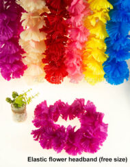Hawaiian Flower Headband-Purple