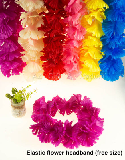 Hawaiian Flower Headband-Purple