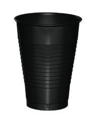Disposable Black Plastic Cups