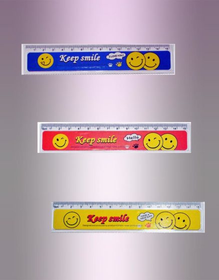 15 cm Smiley Face Rulers
