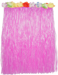 Long Purple Hula Skirt w flowers