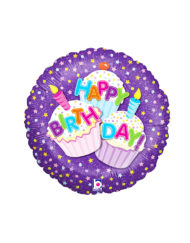 18 Inches Happy Birthday Cupcake Balloon
