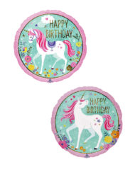 18 Inches Happy Birthday Unicorn Balloon