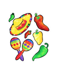 Mexican Theme Cutout
